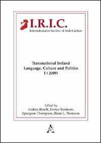Internationalist review of Irish culture. Transnational Ireland. Language, culture and politics - copertina