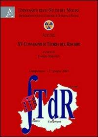 Atti del 15° Convegno di teoria del rischio - copertina