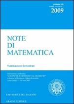 Note di matematica