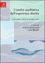 L' analisi qualitativa dell'esperienza diretta. Festschrift in onore di Giuseppe Galli