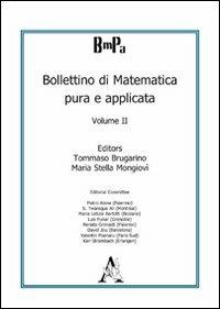 Bollettino di matematica pura e applicata - Tommaso Brugarino,M. Stella Mongiovì - copertina