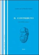 Il contributo (2009). Vol. 3