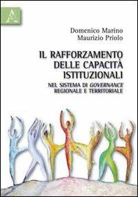 Il rafforzamento delle capacità istituzionali di governance regionale e territoriale - Domenico Marino,Maurizio Priolo - copertina