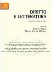 Diritto e letteratura. Prospettive di ricerca - copertina