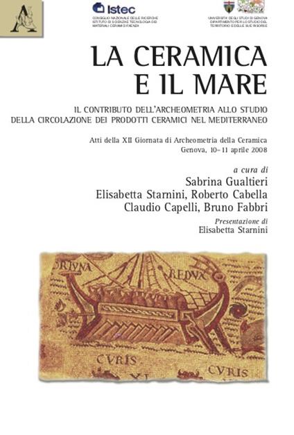 La ceramica e il mare. Il contributo dell'archeometria allo studio della circolazione dei prodotti nel Mediterraneo - copertina