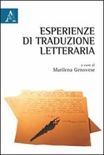 Esperienze di traduzione letteraria. Vol. 1