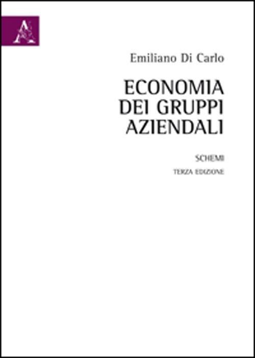 Economia dei gruppi aziendali. Schemi - Emiliano Di Carlo - copertina