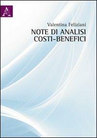 Note di analisi costi-benefici - Valentina Feliziani - copertina