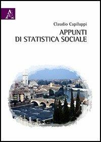 Appunti di statistica sociale - Claudio Capiluppi - copertina