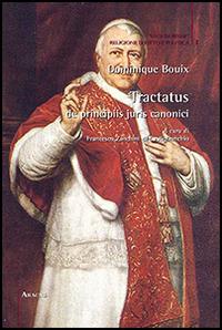 Tractatus de principiis juris canonici - Dominique Bouix - copertina