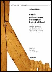 Il nodo puntone-catena nelle capriate lignee tradizionali. Prove in laboratorio per la valutazione della capacità portante - Hektor Thoma - copertina