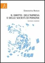 Il diritto dell'impresa e delle società di persone