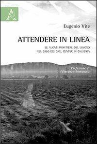 Attendere in linea. Le nuove frontiere del lavoro nel caso dei call center in Calabria - Eugenio Vite - copertina