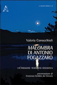 «Malombra» di Antonio Fogazzaro. Un'indagine tematico-stilistica - Valeria Conocchioli - copertina