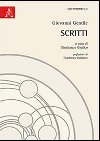 Scritti - Giovanni Gentile - copertina