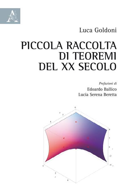 Piccola raccolta di teoremi del XX secolo - Luca Goldoni - copertina