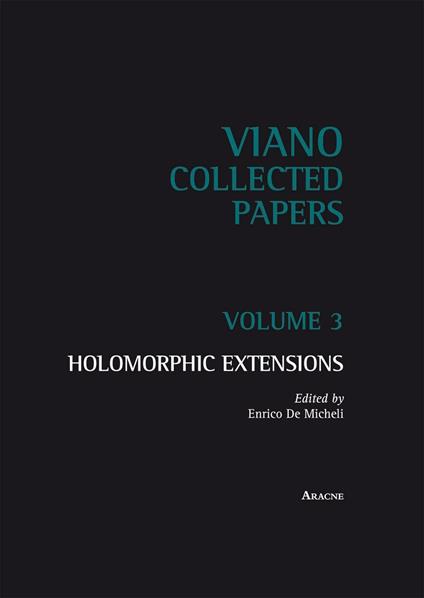Holomorphic extensions. Vol. 3 - copertina