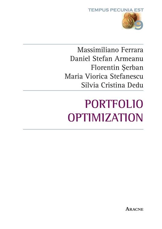 Portfolio optimization. Testo italiano a fronte - Massimiliano Ferrara,Silvia Cristina Dedu,Daniel Stefan Armeanu - copertina