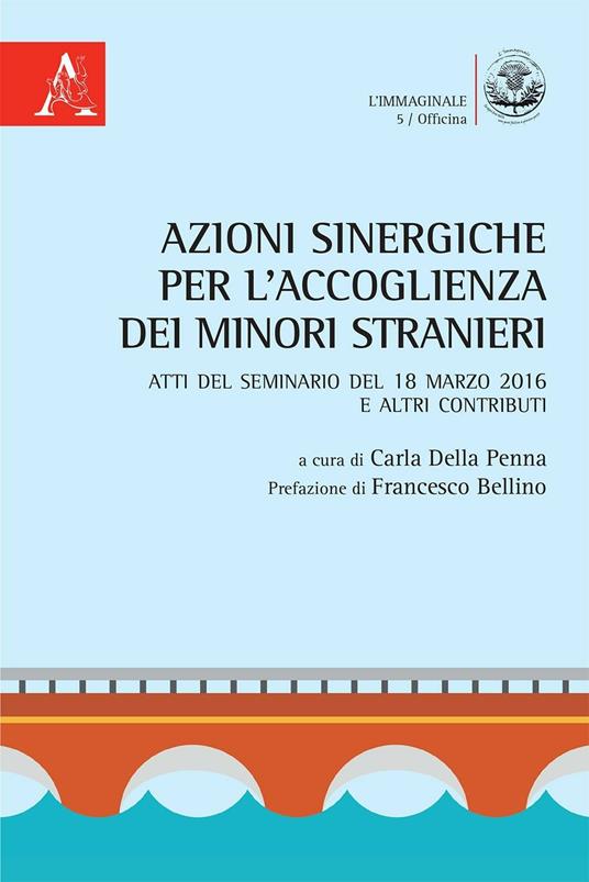 Azioni sinergiche per l’accoglienza dei minori stranieri. Atti del seminario e altri contributi (18 marzo 2016) - copertina