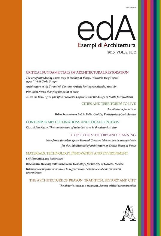 Esempi di architettura. International journal of architecture and engineering (2015). Ediz. bilingue. Vol. 2 - copertina