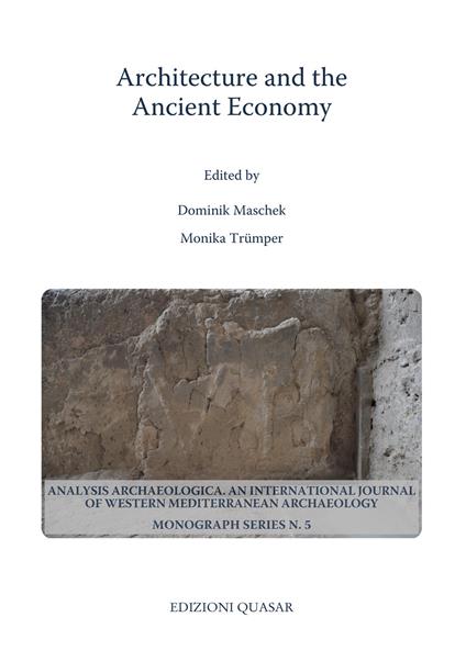 Architecture and the ancient economy - copertina