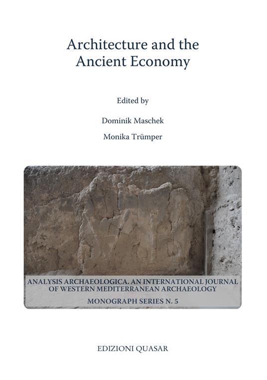 Architecture and the ancient economy - copertina