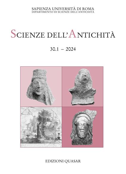 Scienze dell'antichità. Storia, archeologia, antropologia (2024). Nuova ediz.. Vol. 30.1: Ricerche del Dipartimento - copertina