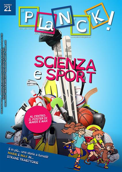 PLaNCK! (2020). Vol. 21: Scienza e sport. Ediz. italiana e inglese. - copertina