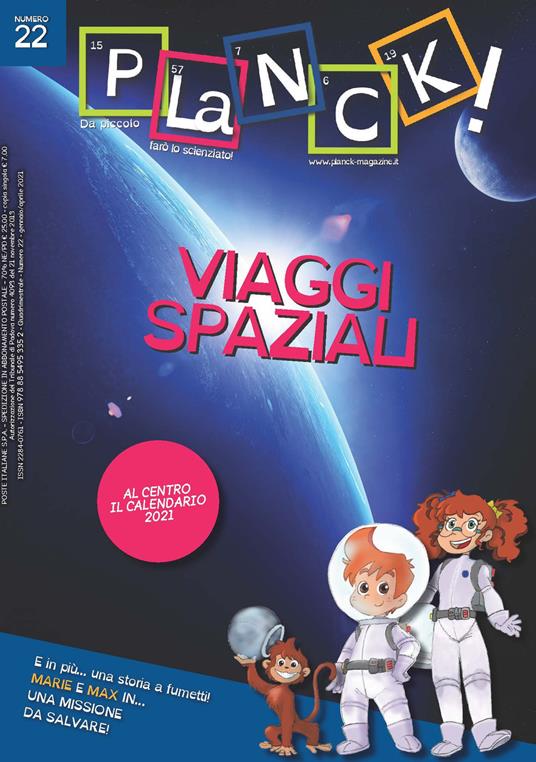 PLaNCK! (2020). Ediz. bilingue. Vol. 22: Viaggi spaziali-Spaces travels. - copertina