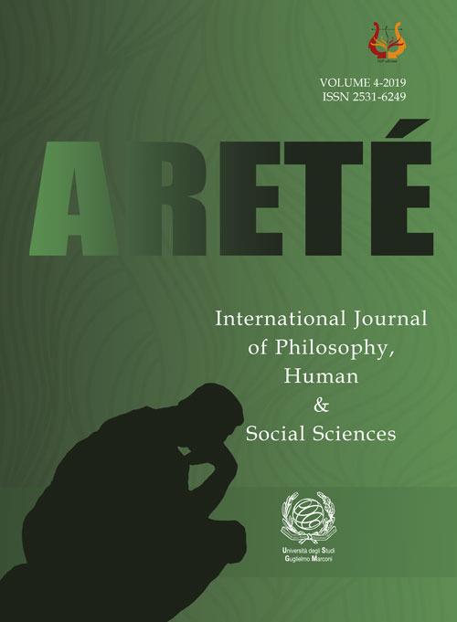 Areté. International journal of philosophy, human & social sciences. Ediz. italiana e inglese (2019). Vol. 4 - copertina