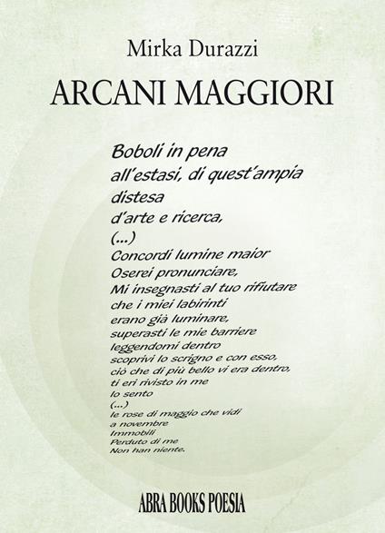 Arcani maggiori - Mirka Durazzi - copertina