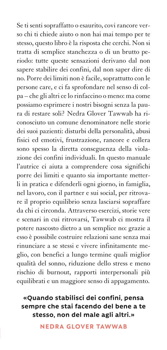 Impara a dire di no. L'arte di stabilire dei confini e trasformare la nostra vita - Nedra Glover Tawwab - 2