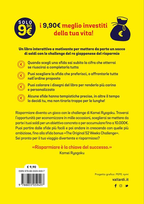 52 sfide facili per risparmiare fino a 10.000€ in un anno. La challenge che ti farà guadagnare un sacco di soldi - Kamei Ryogoku - 2