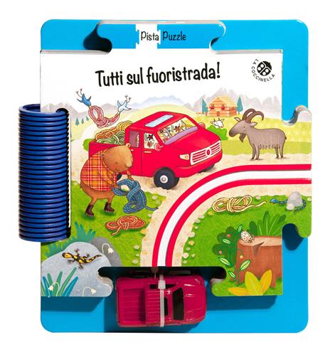 Tutti sul fuoristrada! Ediz. a colori. Con gadget - Donata Montanari - copertina