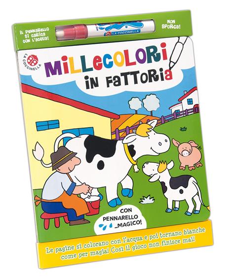 Millecolori in fattoria. Ediz. a colori. Con gadget - Raffaella Bolaffio,Gabriele Clima - copertina