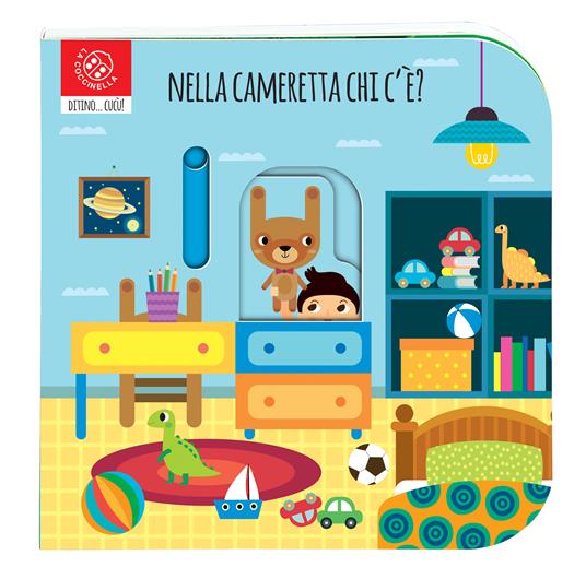 Nella cameretta chi c'è? Ditino cucù. Ediz. a colori - Agnese Baruzzi,Daniela Gamba - copertina