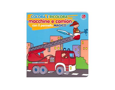 Colora e ricolora macchine e camion con il pennarello magico. Ediz. a colori. Con pennarello - Agnese Gomboli - 8
