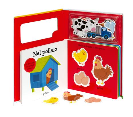 La fattoria. Gioco e imparo. Ediz. a colori. Con 12 sagome colorate - 4