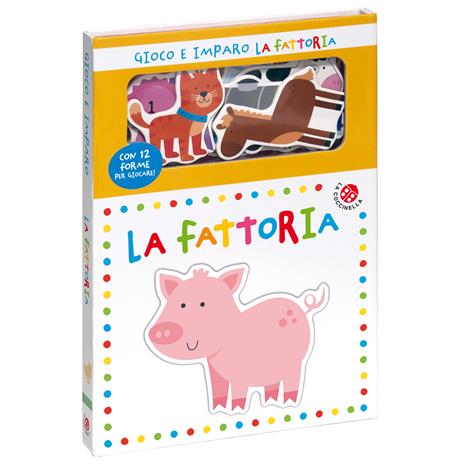 La fattoria. Gioco e imparo. Ediz. a colori. Con 12 sagome colorate - 2