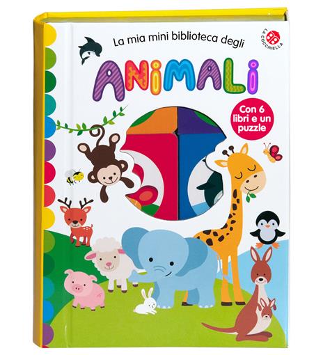 La mia mini biblioteca degli animali. Ediz. a colori - copertina