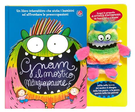 Gnam, il mostro mangiapaure. Ediz. a colori. Con peluche - Febe Sillani - copertina