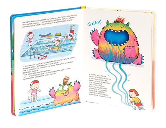 Gnam, il mostro mangiapaure. Ediz. a colori. Con peluche - Febe Sillani - 6