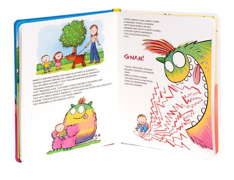 Gnam, il mostro mangiapaure. Ediz. a colori. Con peluche - Febe Sillani - 7