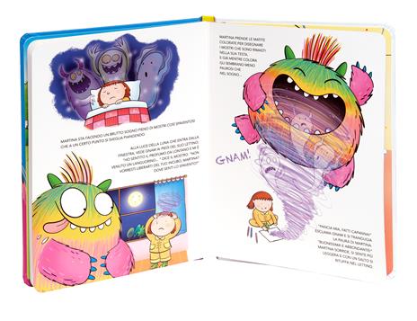 Gnam, il mostro mangiapaure. Ediz. a colori. Con peluche - Febe Sillani - 8