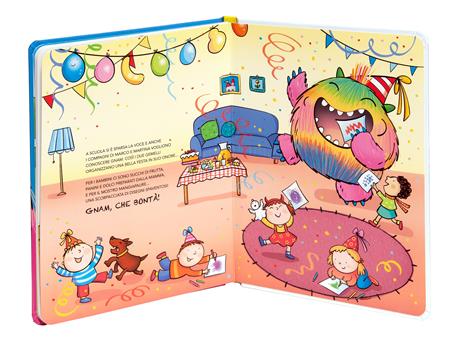 Gnam, il mostro mangiapaure. Ediz. a colori. Con peluche - Febe Sillani - 9