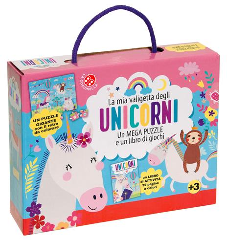 Unicorni. Ediz. a colori. Con puzzle - Analia Fernanda Miranda - copertina