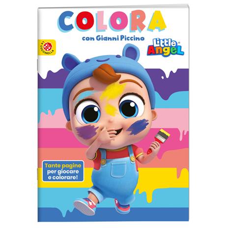 Colora con Gianni piccino. Little angel. Ediz. a colori - copertina