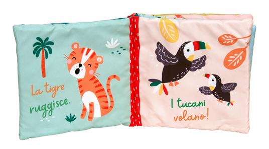 Nella giungla. Ediz. a colori. Con dentaruolo in legno naturale - 3