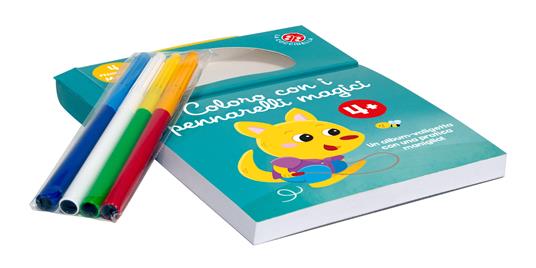 Coloro con i pennarelli magici 4+. Album azzurro. Con pennarelli - 2