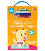 Coloro con i pennarelli magici 3+. Ediz. illustrata. Con pennarelli